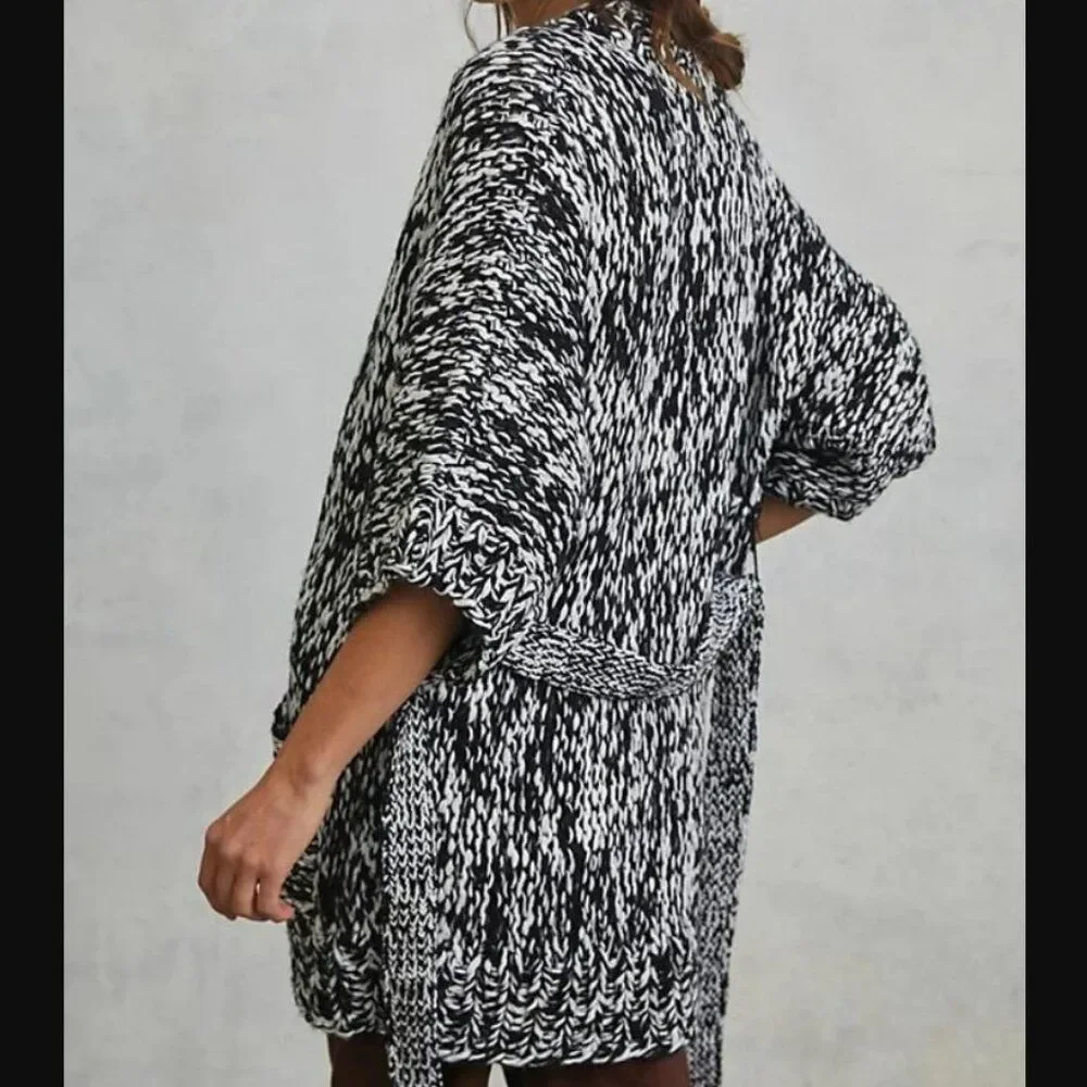 NWT Little Lies with Anthropologie Wanda Marled Cardigan Size S/M